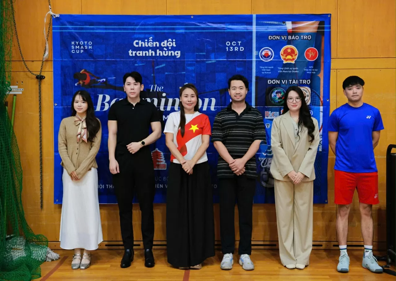 Khai mạc giải cầu lông đồng đội Kyoto Smash Cup 2025 – Chiến đội tranh hùng