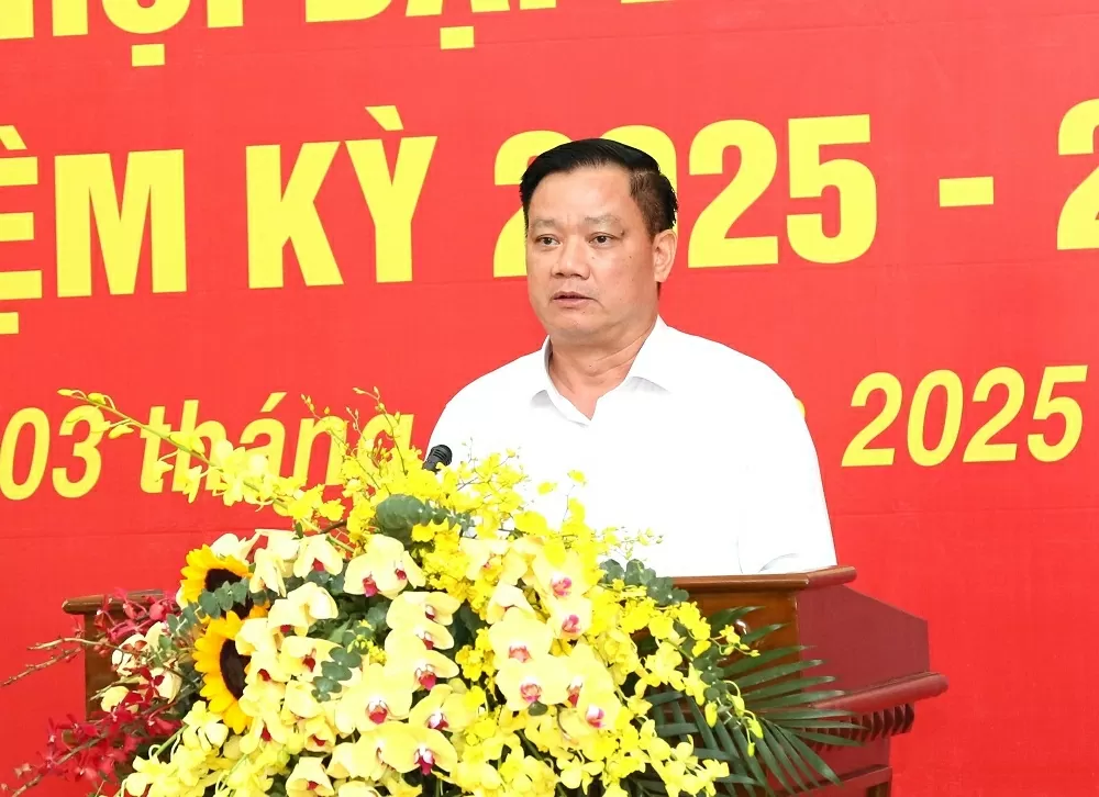  Đồng chí Nguyễn Khắc Thận, Phó Bí thư Tỉnh ủy, Chủ tịch UBND tỉnh trả lời câu hỏi của phóng viên.