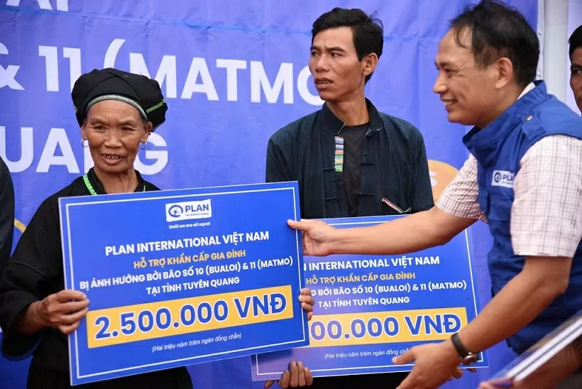 Hỗ trợ khẩn cấp người dân Tuyên Quang khắc phục hậu quả mưa lũ