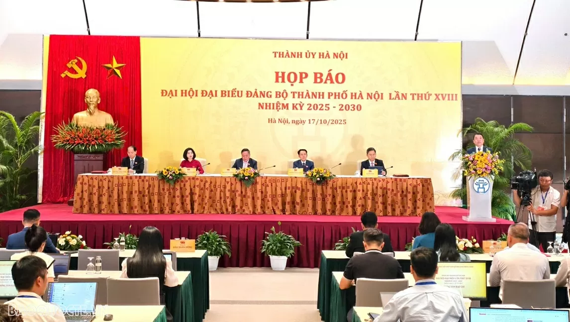 Đại hội đại biểu Đảng bộ thành phố Hà Nội khóa XVIII thành công tốt đẹp
