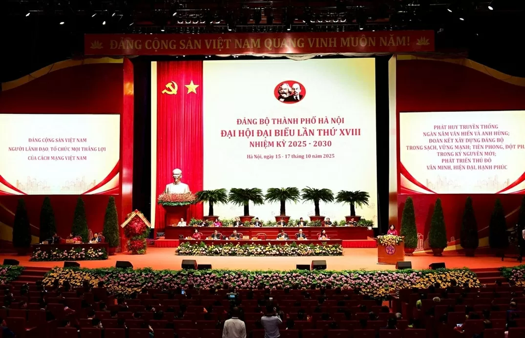 Đại hội đại biểu Đảng bộ thành phố Hà Nội khóa XVIII thành công tốt đẹp