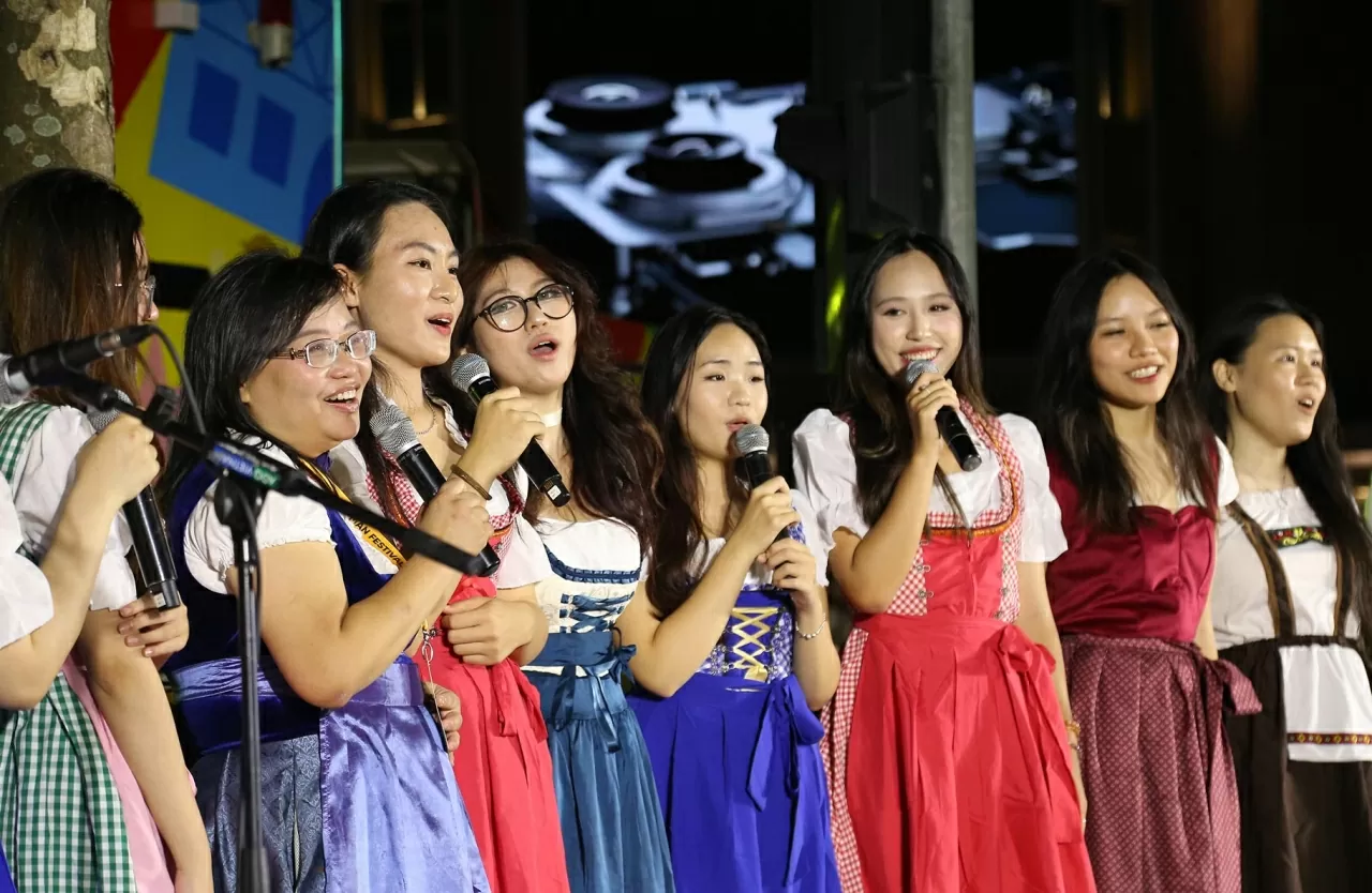 Tiết mục đồng ca Khai mạc Lễ hội Đức 2025 tại Hà Nội