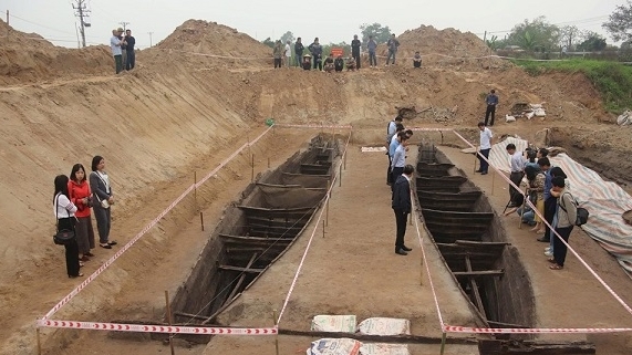 Hé lộ thuyền cổ Bắc Ninh có niên đại vào khoảng 1.600 đến 1.800 năm