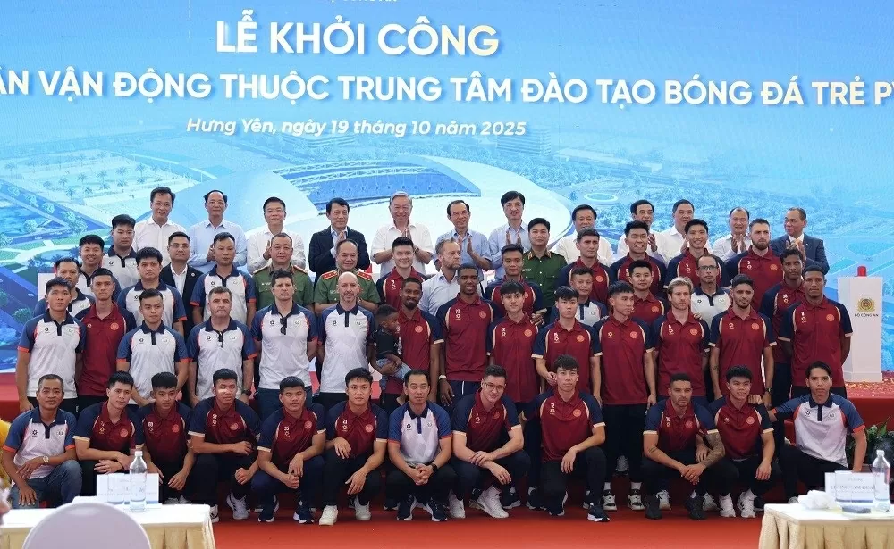Tổng Bí thư Tô Lâm dự lễ khởi công xây dựng sân vận động mang tầm cỡ quốc tế tại Hưng Yên