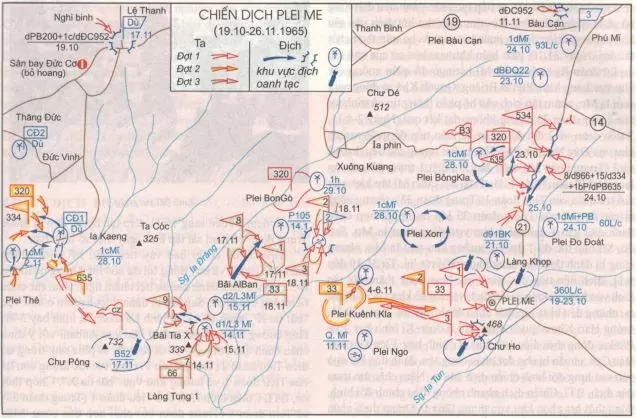 Chiến dịch Plei Me. (Nguồn: TTXVN)