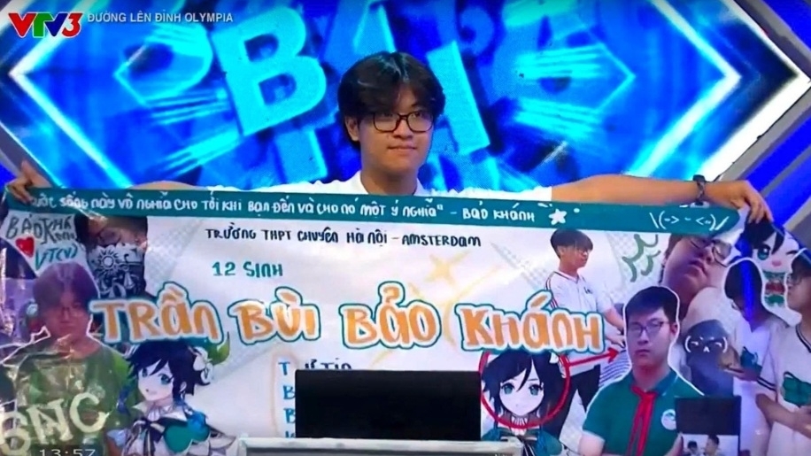 Nam sinh trường Chuyên Hà Nội - Amsterdam giành vé cuối vào Chung kết Đường lên đỉnh Olympia năm thứ 25