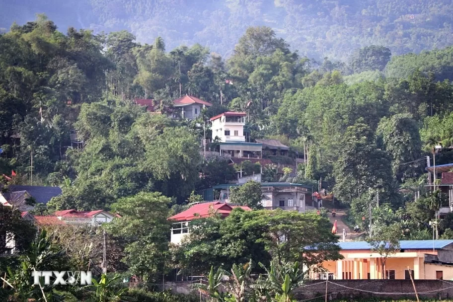 Địa điểm các hộ dân nằm trong vùng sạt sở nguy hiểm cao được di dời đến khu tái định cư. 
