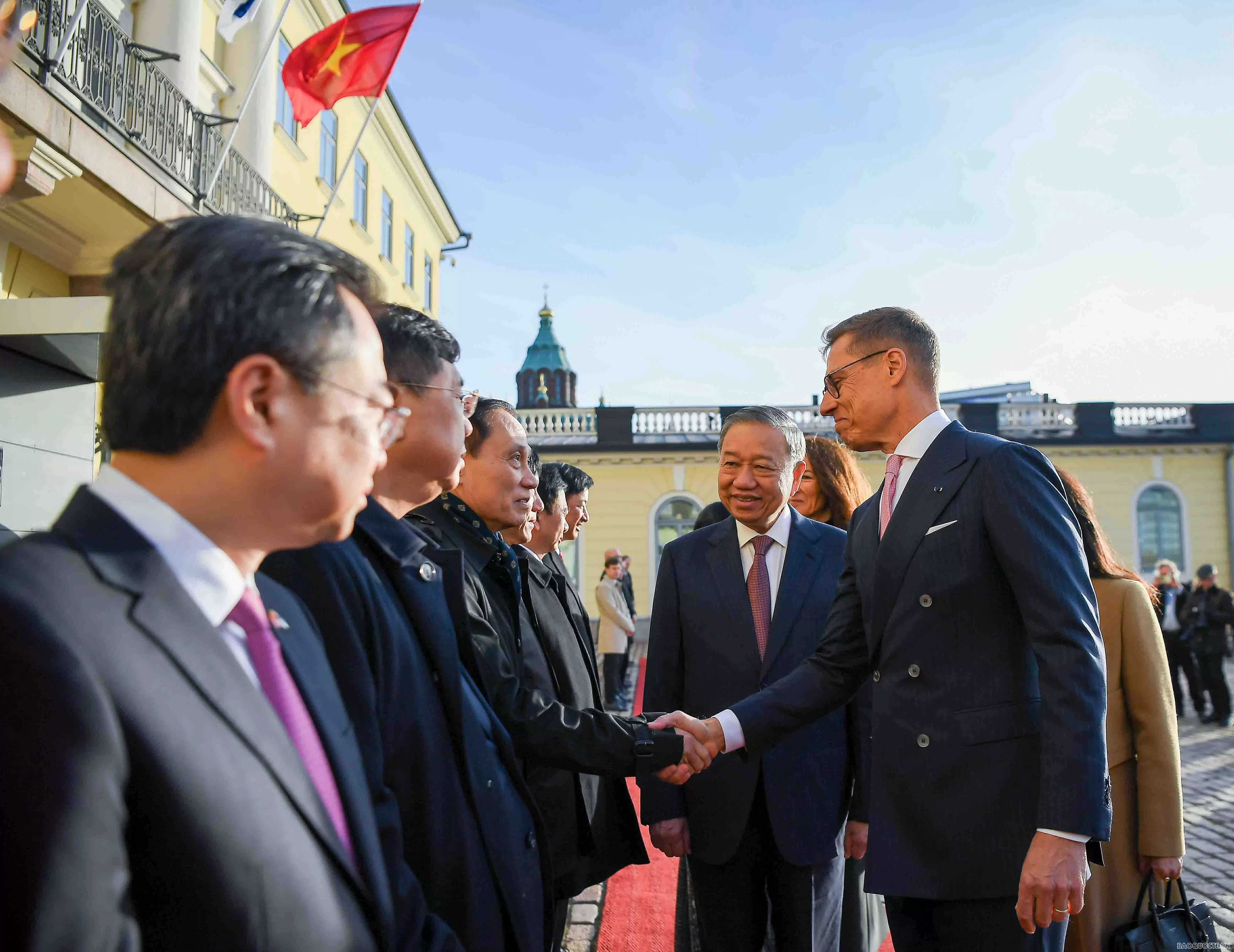 Lễ đón chính thức Tổng Bí thư Tô Lâm và Phu nhân tại Phần Lan