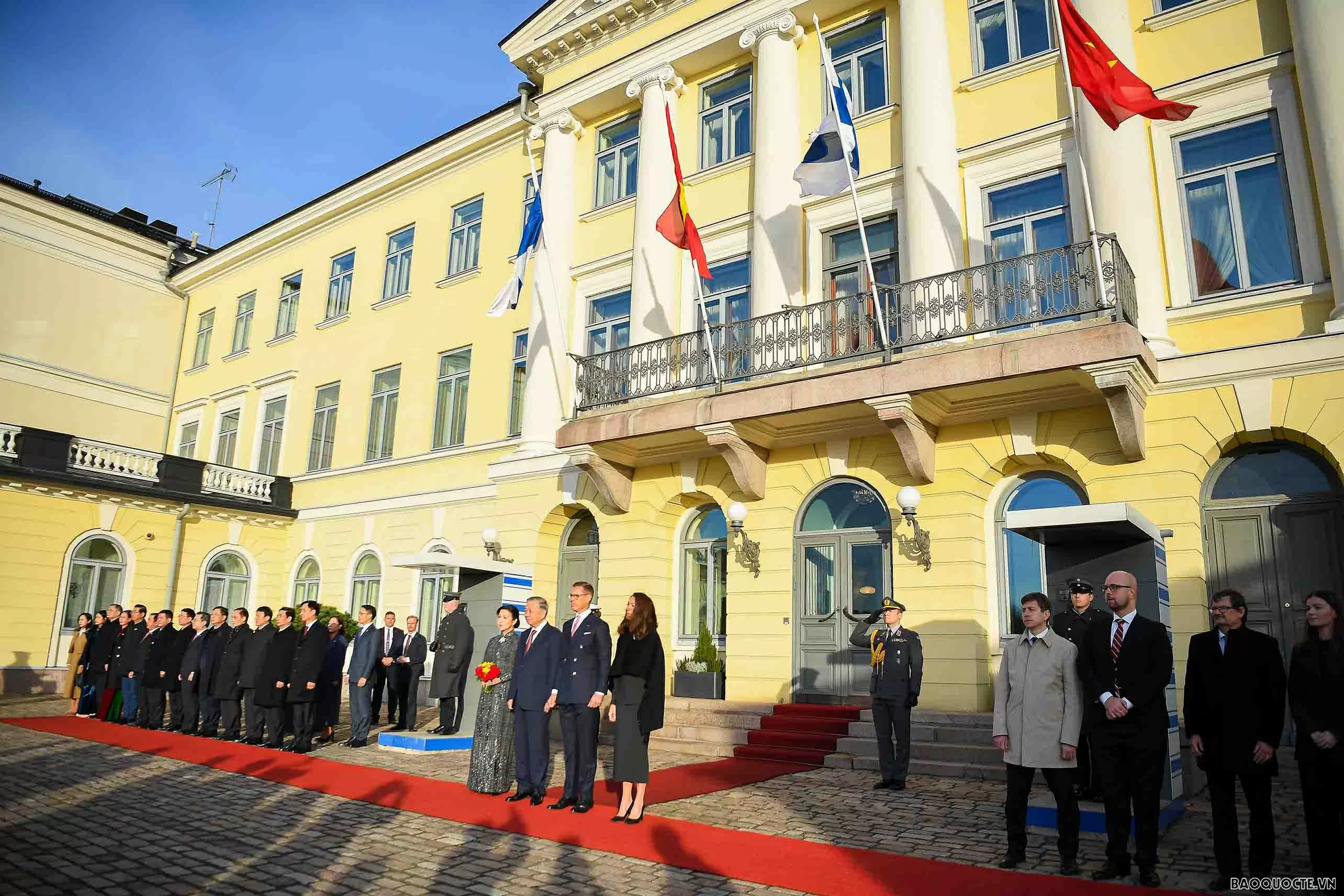 Lễ đón chính thức Tổng Bí thư Tô Lâm và Phu nhân tại Phần Lan