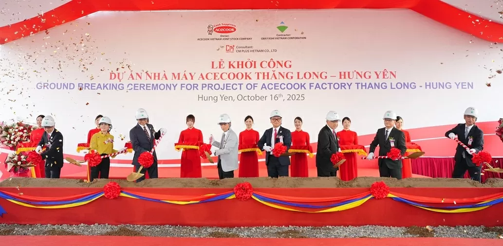 Acecook Việt Nam khởi công Nhà máy Thăng Long – bước tiến mới trong hành trình vươn tầm thế giới