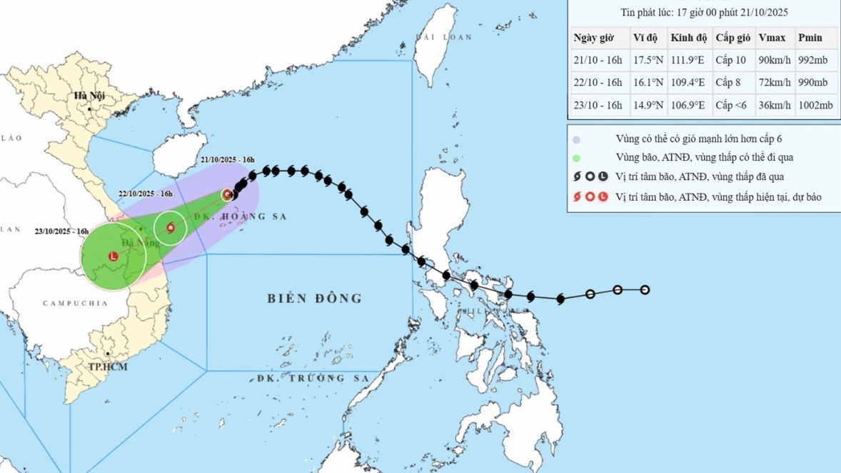 du bao thoi tiet ngay mai 2210 ha noi gio dong bac cap 3 bac bo ngay nang bao so 12 di chuyen tren vung bien phia bac dac khu hoang sa