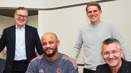 Toàn thắng từ đầu mùa, Bayern Munich vội gia hạn HLV Kompany