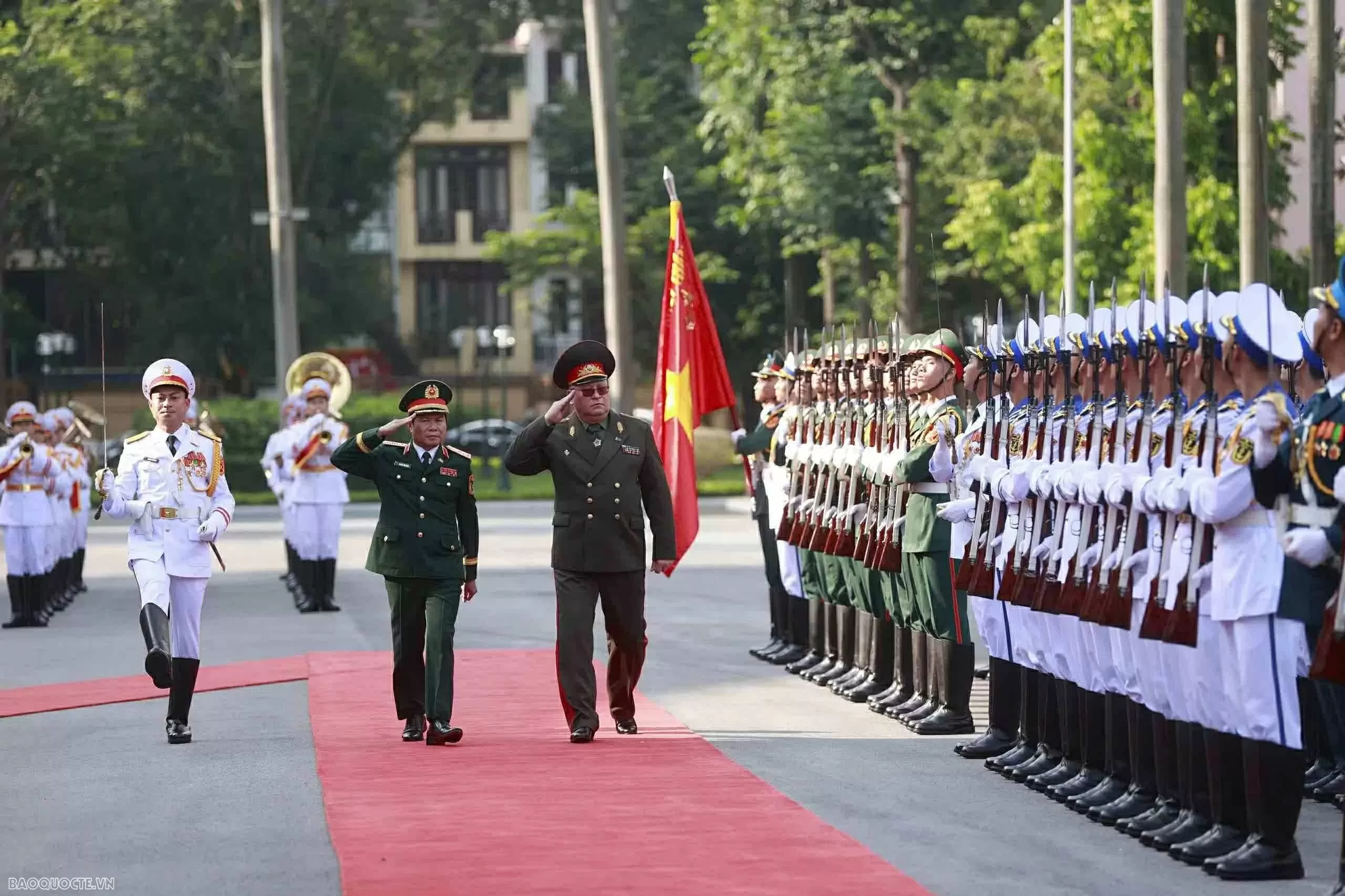Tăng cường thúc đẩy hợp tác quốc phòng Việt Nam-Belarus