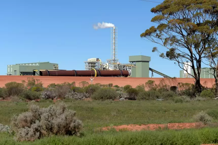 Nhà máy chế biến đất hiếm Lynas ở Kalgoorlie, Úc, chụp ngày 6 tháng 8 năm 2024. (Nguồn: Getty Images)