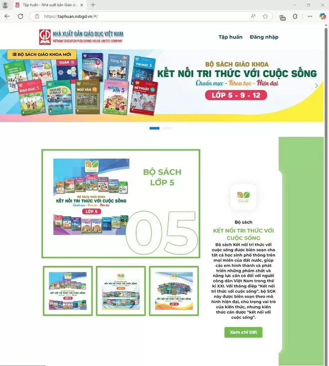 Sách điện tử của NXB Giáo dục Việt Nam: Hướng đến tương lai học tập linh hoạt, sáng tạo Sách điện tử của NXB Giáo dục Việt Nam: Hướng đến tương lai học tập linh hoạt, sáng tạo