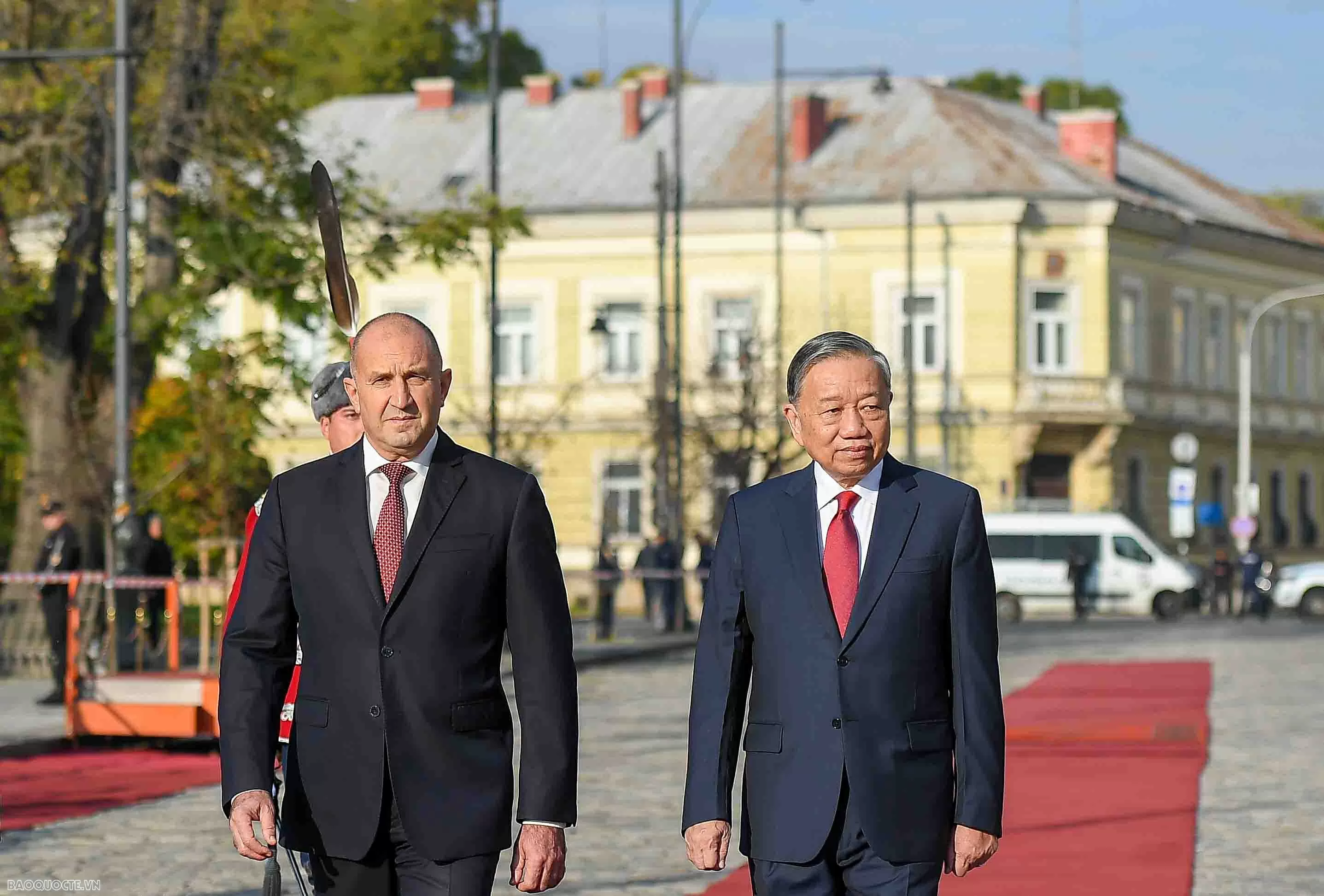 Lễ đón chính thức Tổng Bí thư Tô Lâm và Phu nhân tại Bulgaria Lễ đón chính thức Tổng Bí thư Tô Lâm và Phu nhân tại Bulgaria