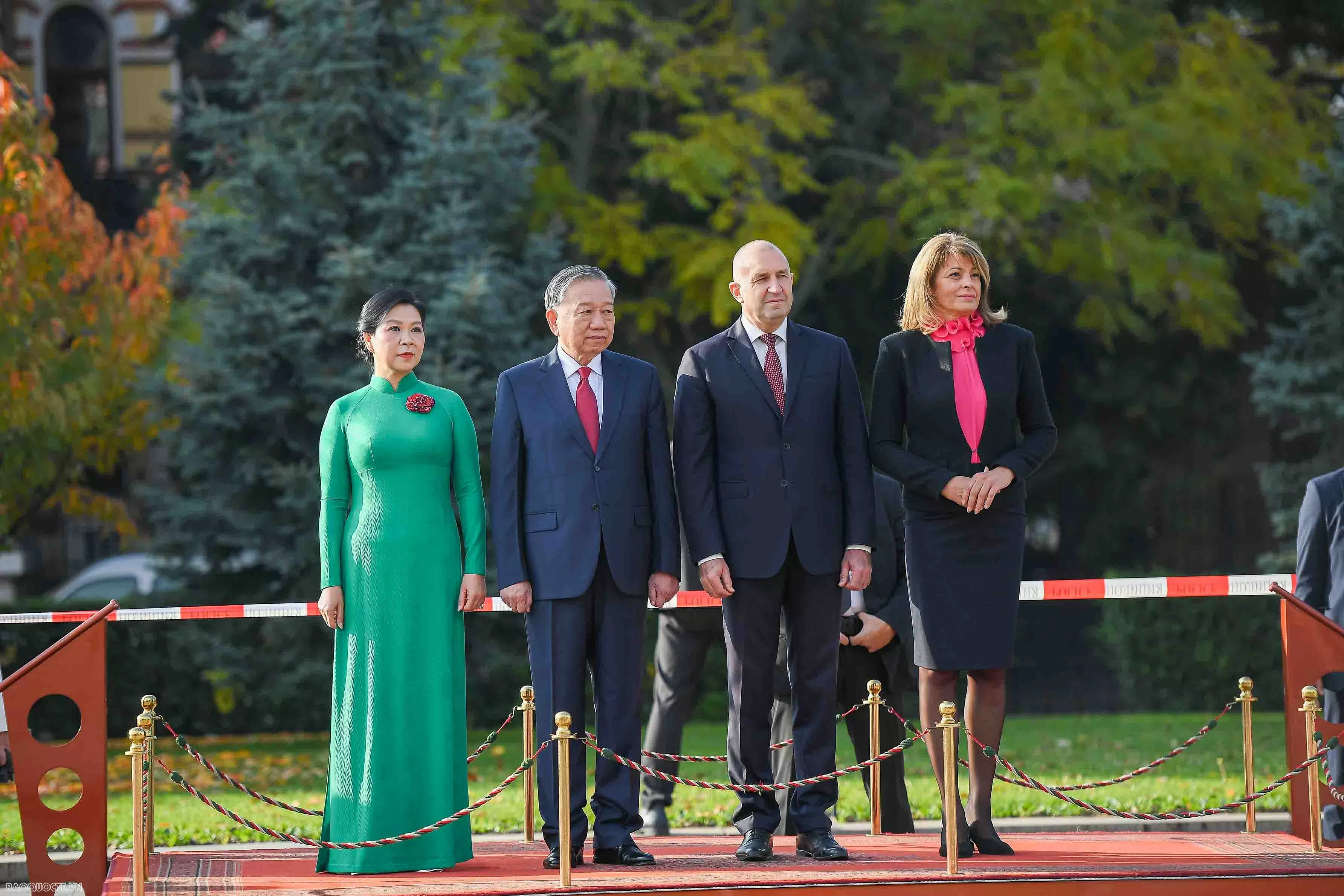 Lễ đón chính thức Tổng Bí thư Tô Lâm và Phu nhân tại Bulgaria