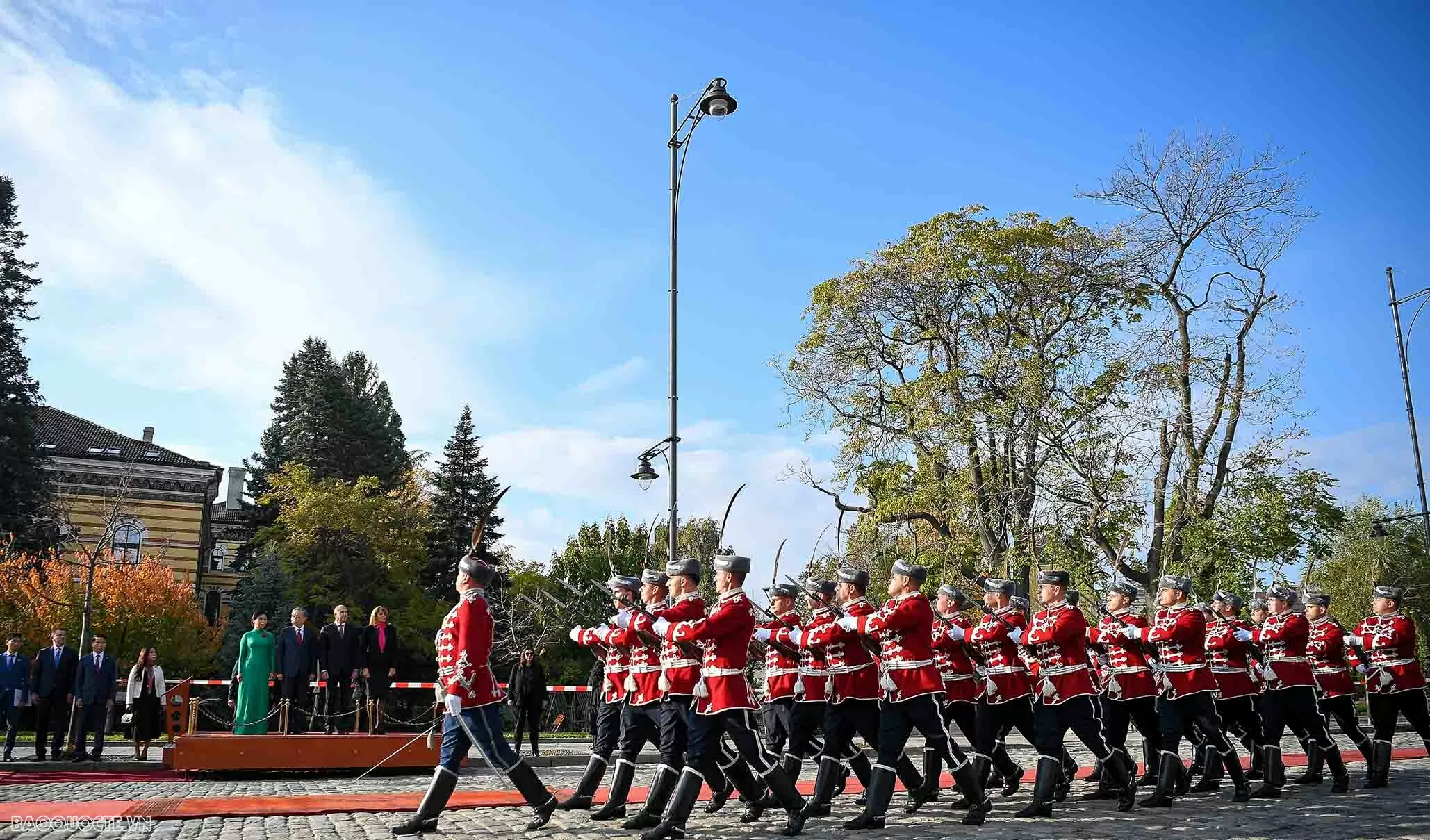 Lễ đón chính thức Tổng Bí thư Tô Lâm và Phu nhân tại Bulgaria