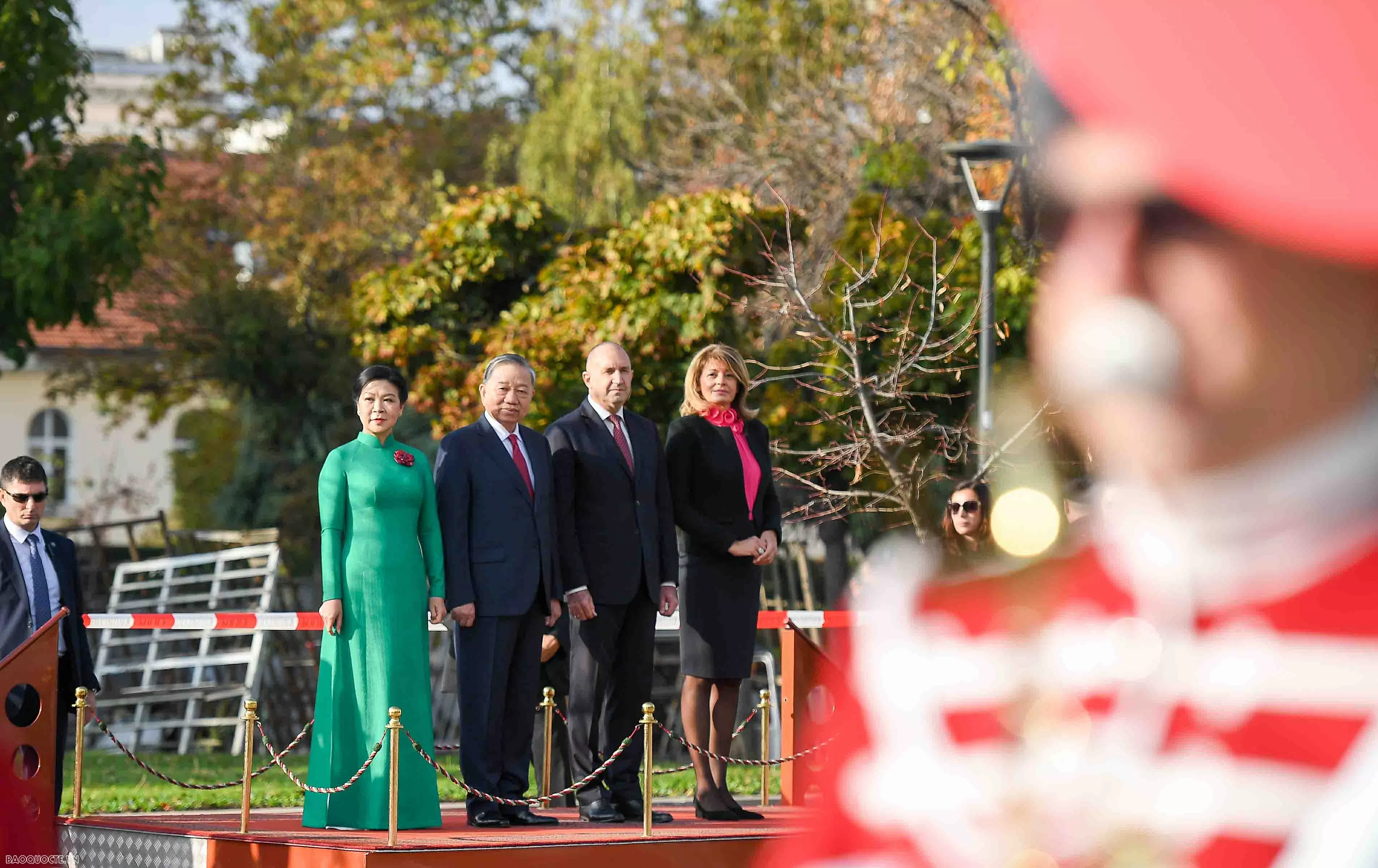 Lễ đón chính thức Tổng Bí thư Tô Lâm và Phu nhân tại Bulgaria Lễ đón chính thức Tổng Bí thư Tô Lâm và Phu nhân tại Bulgaria