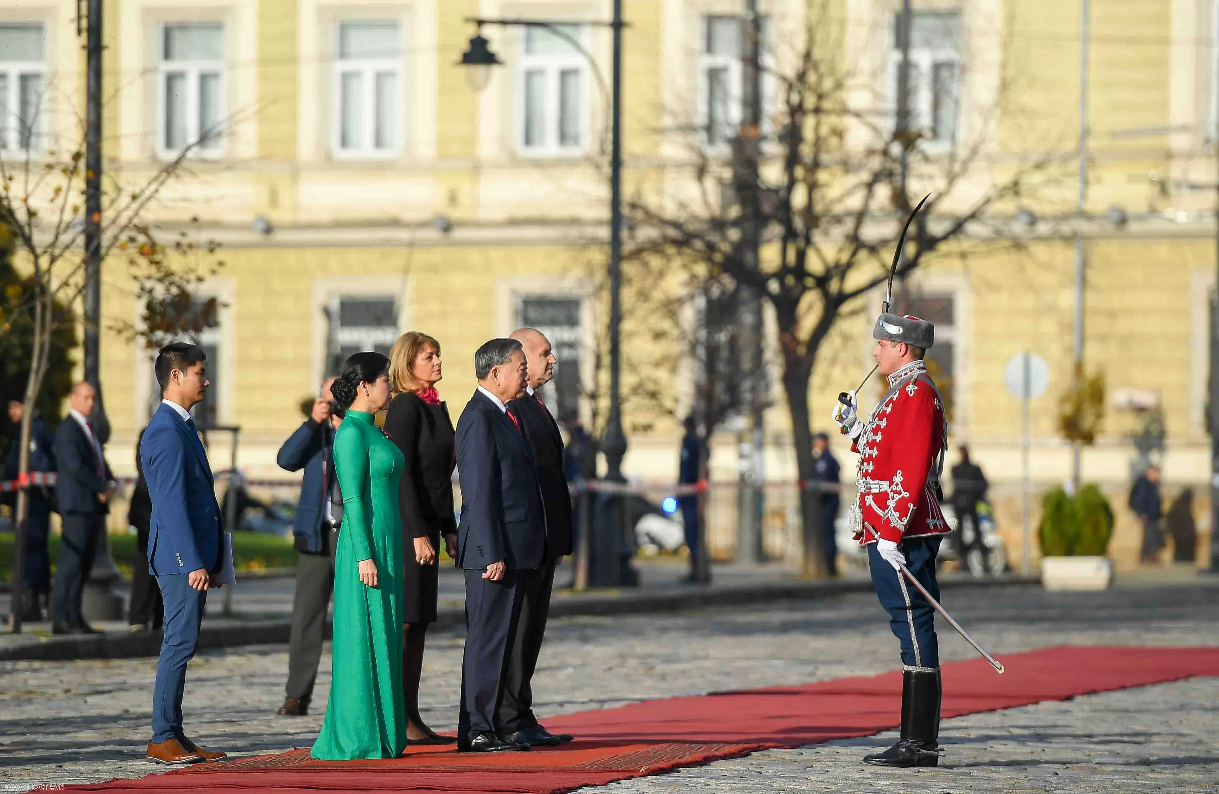 Lễ đón chính thức Tổng Bí thư Tô Lâm và Phu nhân tại Bulgaria Lễ đón chính thức Tổng Bí thư Tô Lâm và Phu nhân tại Bulgaria