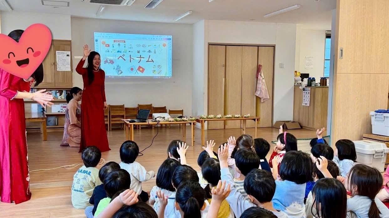 Thắp sáng tình yêu tiếng Việt trên đất Nhật