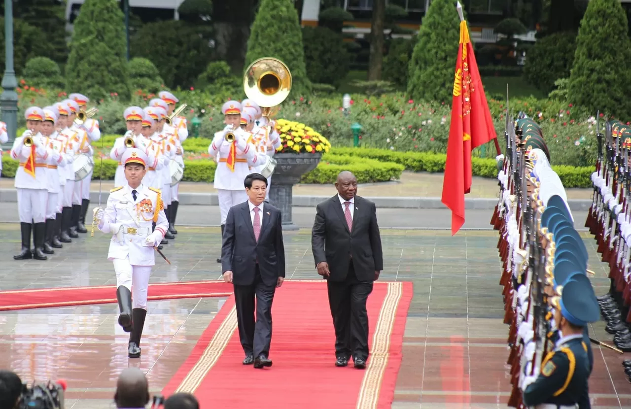 Tổng thống nước Cộng hòa Nam Phi Matamela Cyril Ramaphosa 