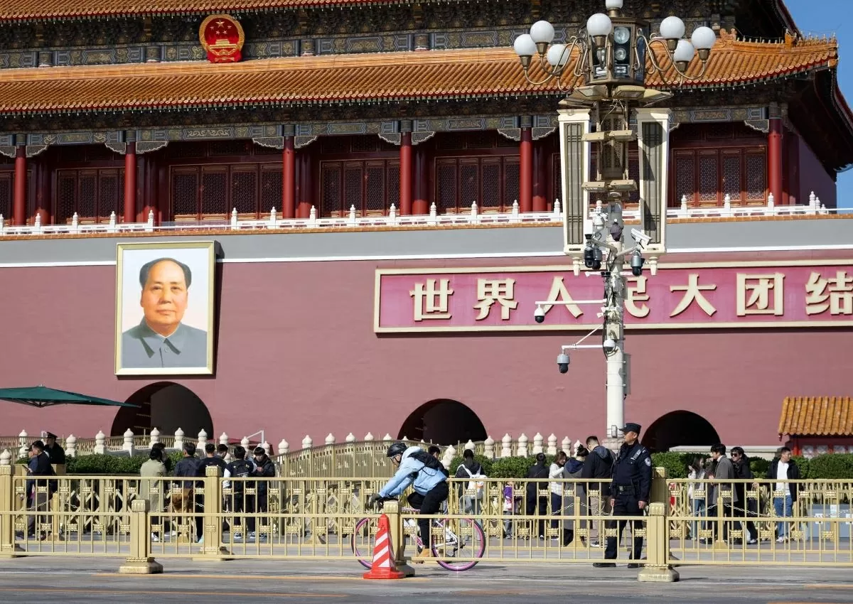Trung Quốc định hình hành trình phát triển mớiQuảng trường Thiên An Môn ở Bắc Kinh. (Nguồn: EPA)