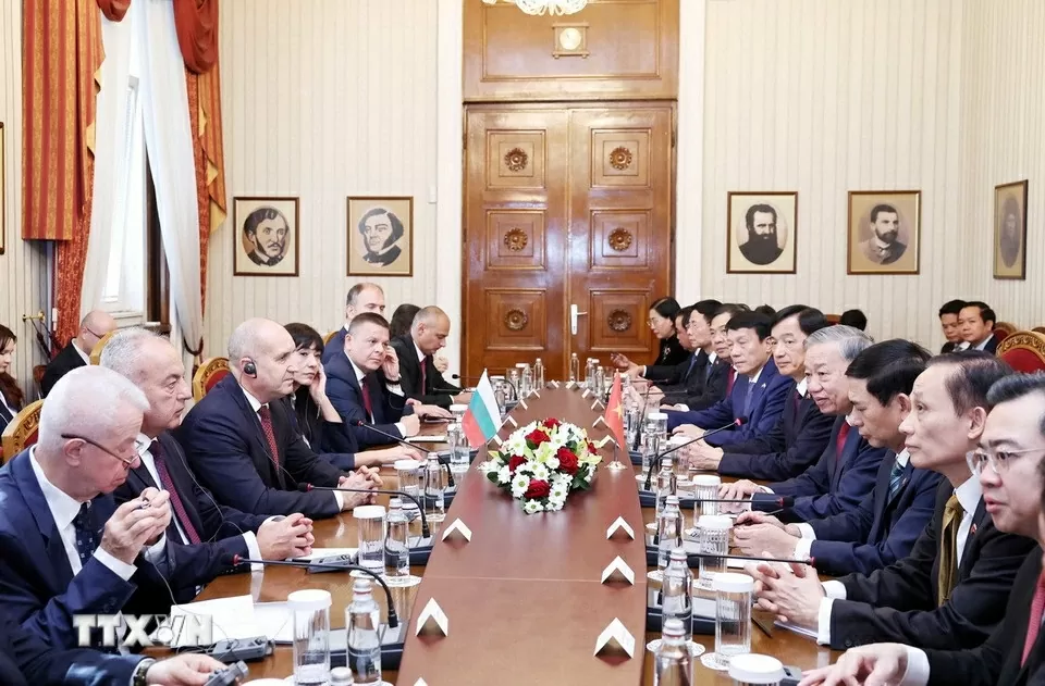 Tổng Bí thư Tô Lâm hội đàm với Tổng thống Bulgaria Rumen Radev
