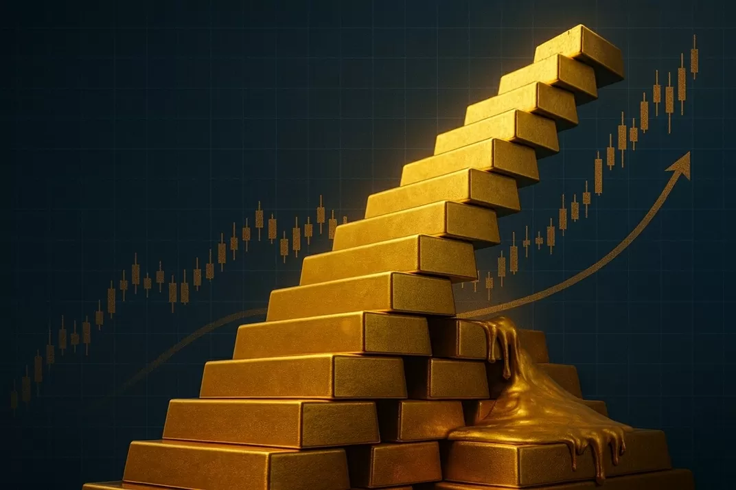 Giá vàng hôm nay 25/10/2025 giảm sâu, chốt lại 9 tuần tăng liên tiếp; Mức tăng 1.000 USD vừa qua là phi lý và đỉnh đã đến. (Nguồn: Kitco)