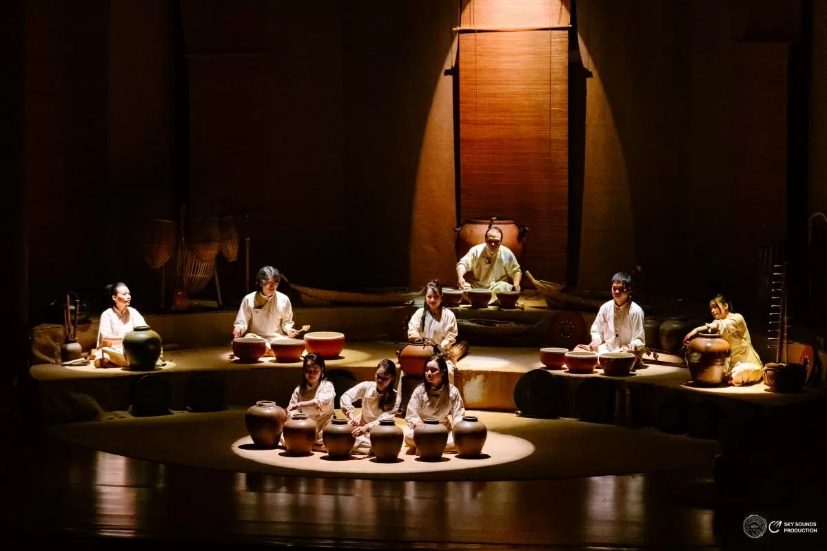Hoạt động biểu diễn của chương trình “Gom Show” tại Hà Nội. (Ảnh: NVCC)