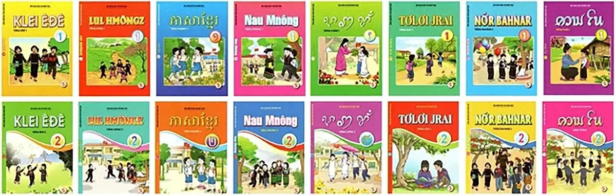 SGK tiếng các dân tộc của NXB Giáo dục Việt Nam. SGK tiếng các dân tộc của NXB Giáo dục Việt Nam.