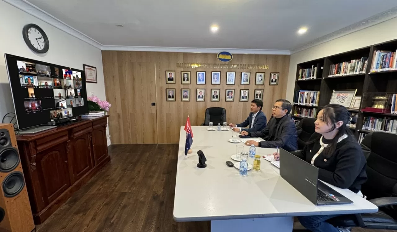Gặp mặt trực tuyến các tổ chức kinh doanh Australia-Việt Nam tại Australia Gặp mặt trực tuyến các tổ chức kinh doanh Australia-Việt Nam tại Australia