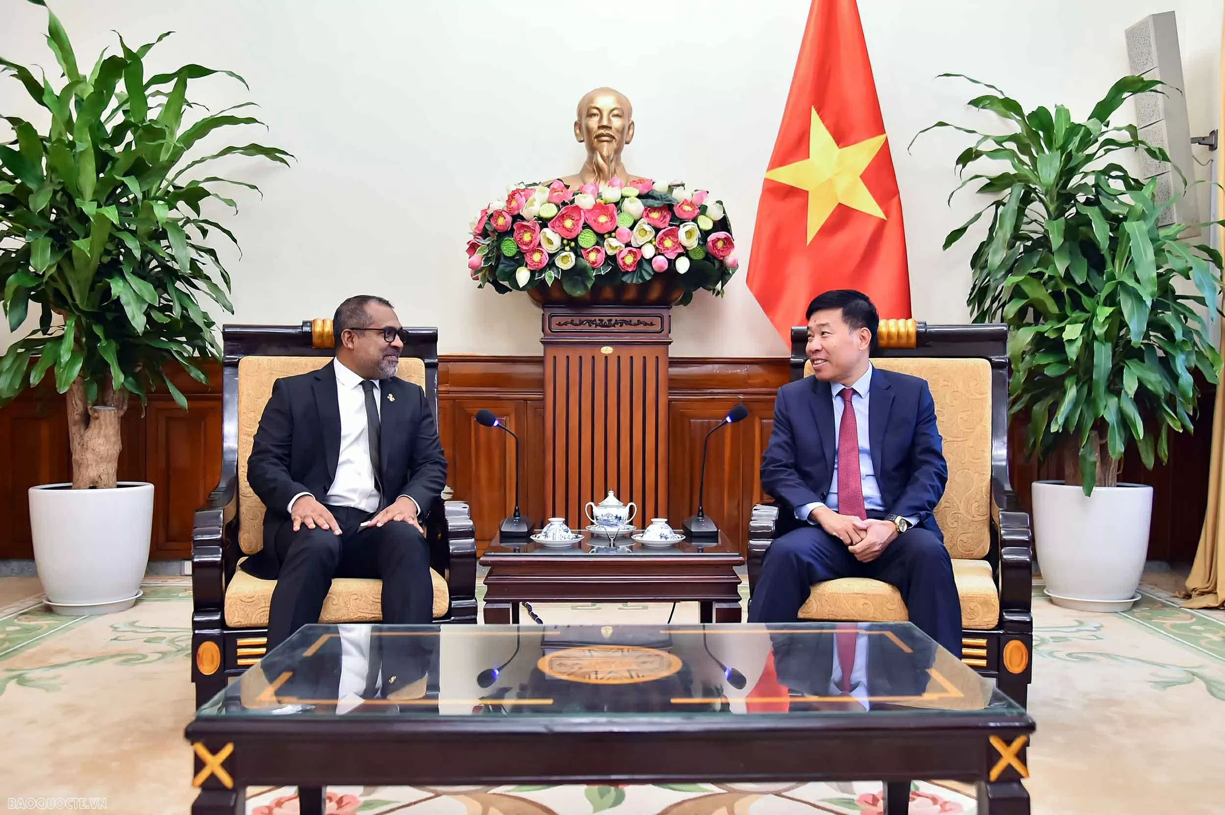 Thúc đẩy quan hệ hữu nghị hợp tác Việt Nam-Maldives trên các lĩnh vực tiềm năng Thúc đẩy hơn nữa hợp tác giao thương với Maldives