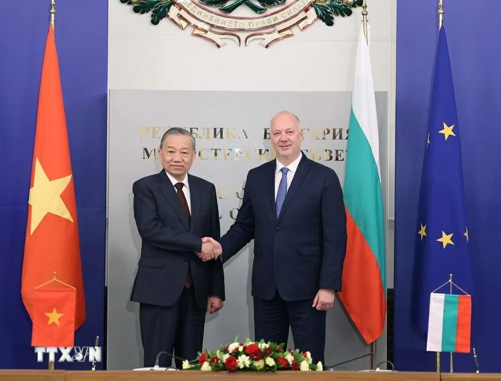 Việt Nam-Bulgaria: Hướng tới tăng gấp đôi kim ngạch thương mại song phương thời gian tới