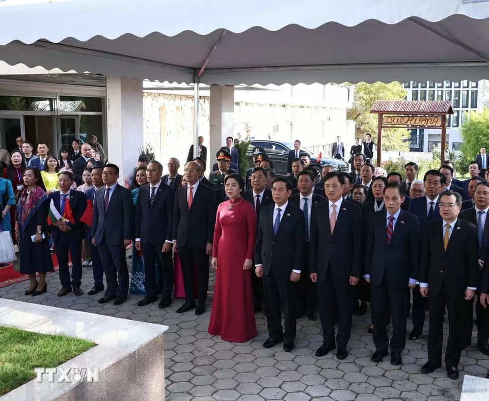 Tổng Bí thư Tô Lâm dự khánh thành Tượng Chủ tịch Hồ Chí Minh tại Bulgaria