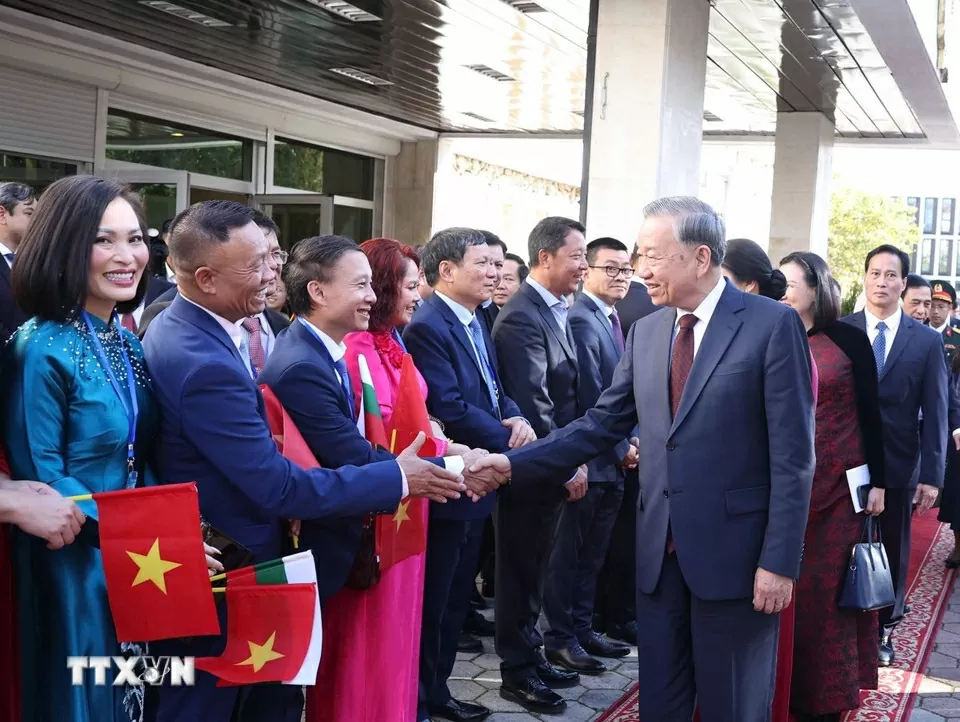 Tổng Bí thư Tô Lâm dự khánh thành Tượng Chủ tịch Hồ Chí Minh tại Bulgaria
