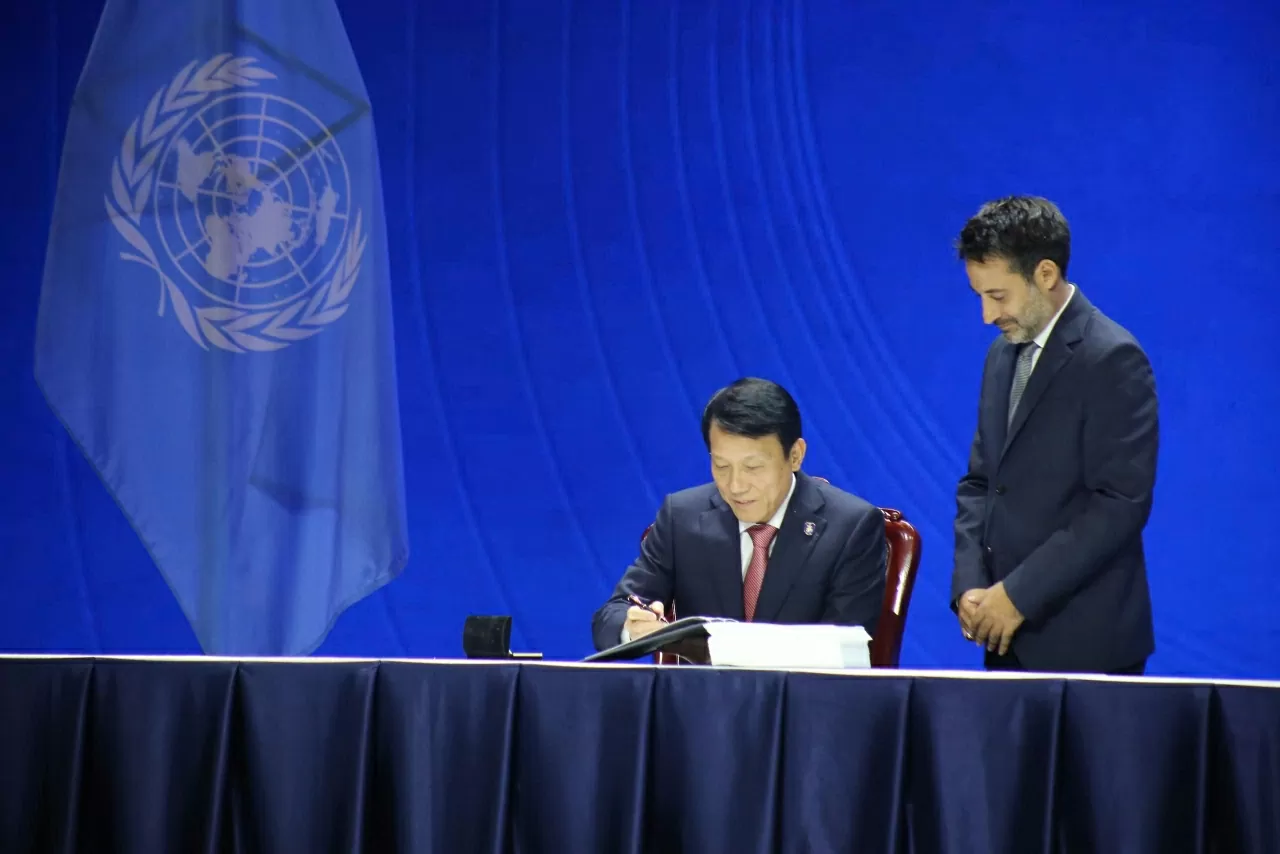 Phiên khai mạc cấp cao và Lễ mở ký Công ước Hà Nội