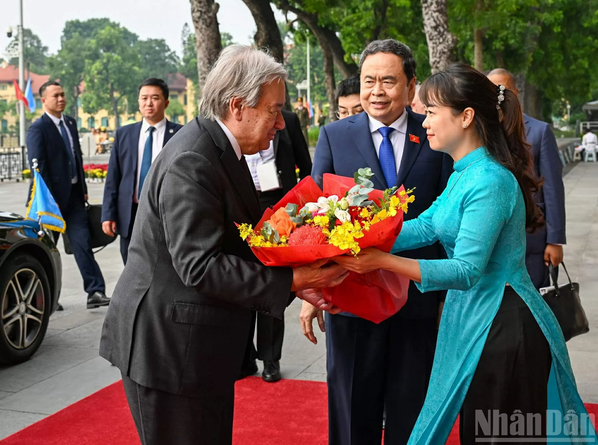 Chủ tịch Quốc hội Trần Thanh Mẫn hội kiến Tổng thư ký Liên hợp quốc