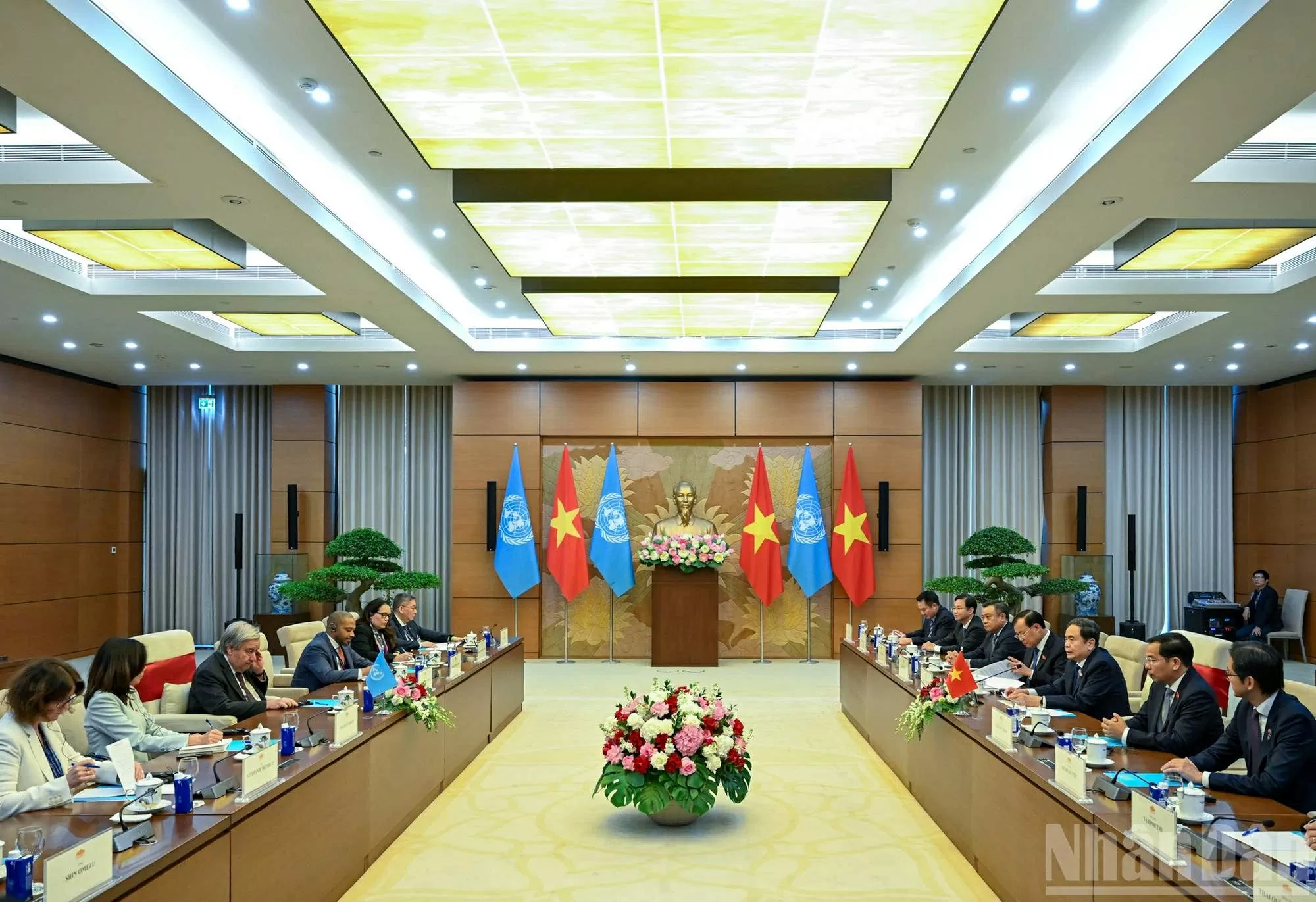 Chủ tịch Quốc hội Trần Thanh Mẫn hội kiến Tổng thư ký Liên hợp quốc