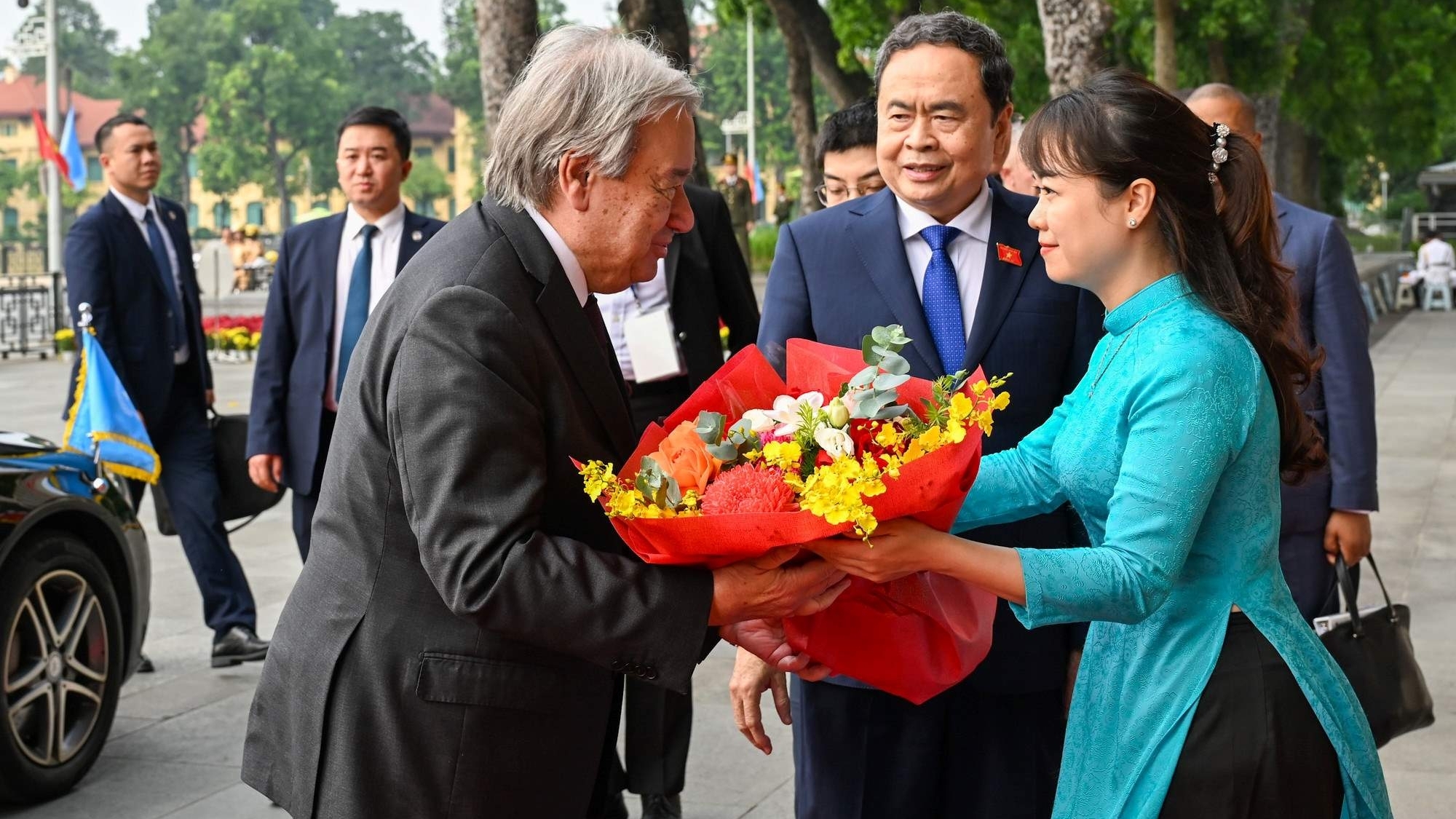 Chủ tịch Quốc hội Trần Thanh Mẫn hội kiến Tổng thư ký Liên hợp quốc