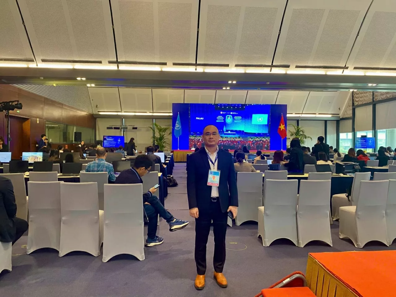 Ông Lương Hoàng Giáp, Giám đốc Trung tâm hướng dẫn báo chí nước ngoài, Cục phục vụ Ngoại giao đoàn. (Ảnh: Xuân Sơn) Ông Lương Hoàng Giáp, Giám đốc Trung tâm hướng dẫn báo chí nước ngoài, Cục phục vụ Ngoại giao đoàn. (Ảnh: Xuân Sơn)