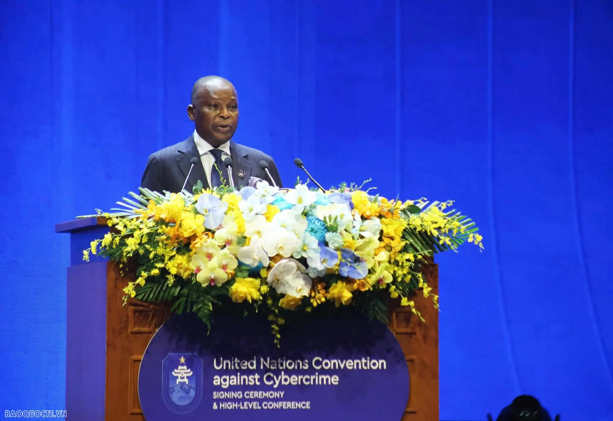 Thượng tướng Phạm Thế Tùng: Công ước Hà nội là bước tiến quan trọng trong việc xây dựng khuôn khổ pháp lý toàn cầu trong ứng phó với tội phạm mạng