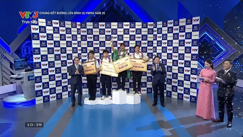 Chung kết Đường lên đỉnh Olympia 2025: Trần Bùi Bảo Khánh đến từ Hà Nội xuất sắc giành vòng nguyệt quế