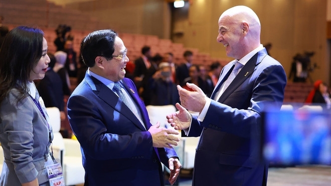 thu tuong pham minh chinh tiep xuc song phuong tai hoi nghi cap cao asean