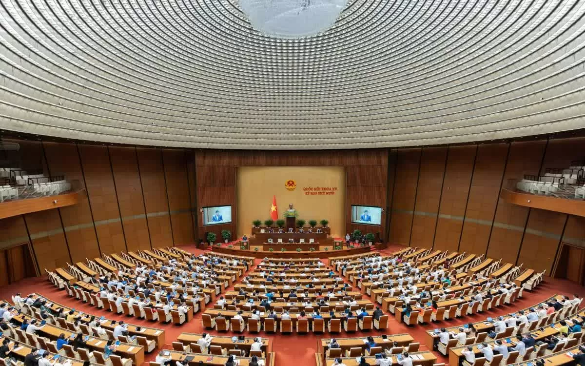 Hôm nay (27/10), Quốc hội. (Nguồn: VTV) Hôm nay (27/10), Quốc hội. (Nguồn: VTV)