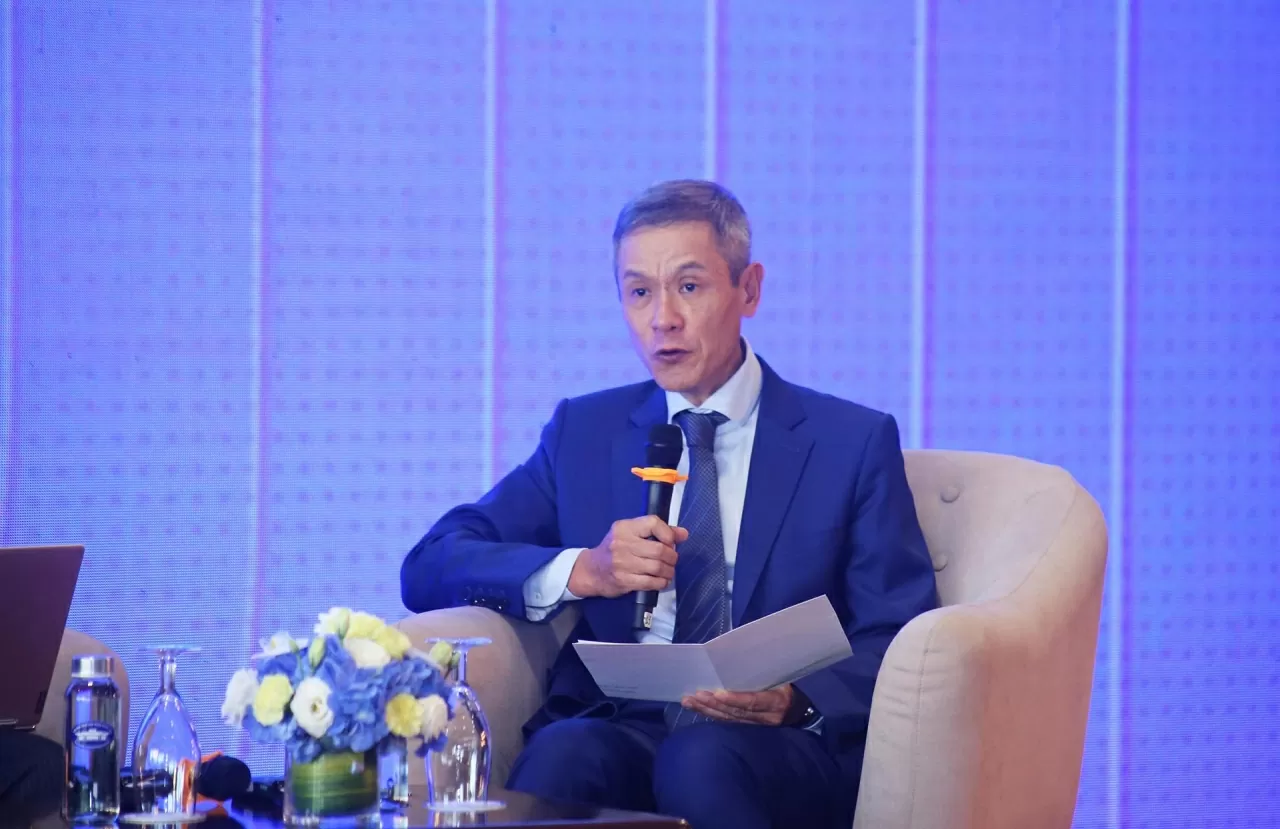 Đại sứ Việt Nam tại Campuchia Vũ chủ trì Hội thảo. (Ảnh: Thành Long)