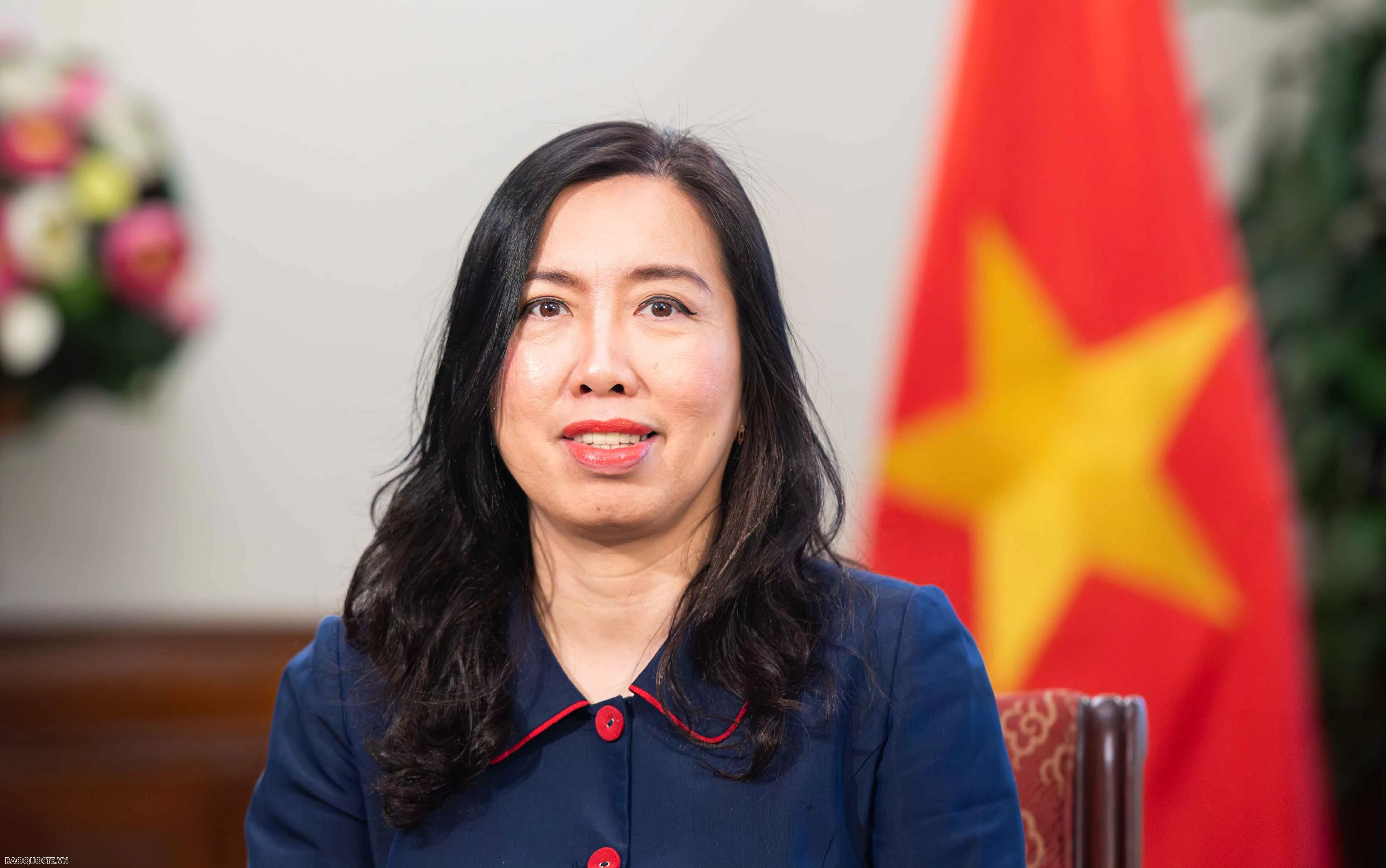 Thứ trưởng Ngoại giao Lê Thị Thu Hằng. (Ảnh: Nguyễn Hồng) Thứ trưởng Ngoại giao Lê Thị Thu Hằng. (Ảnh: Nguyễn Hồng)