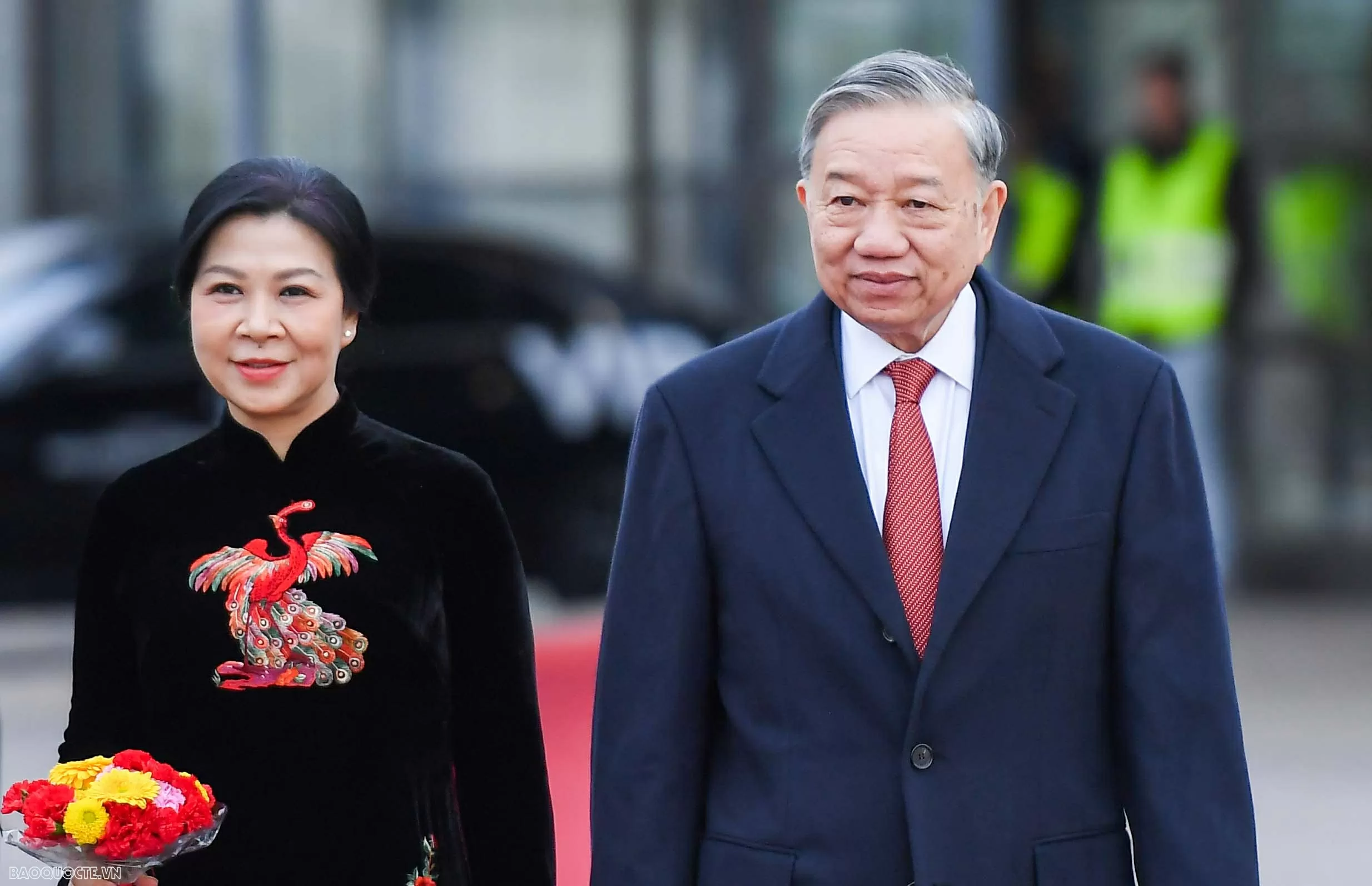 Tổng Bí thư Tô Lâm và Phu nhân. (Ảnh: Nguyễn Hồng) Tổng Bí thư Tô Lâm và Phu nhân. (Ảnh: Nguyễn Hồng)