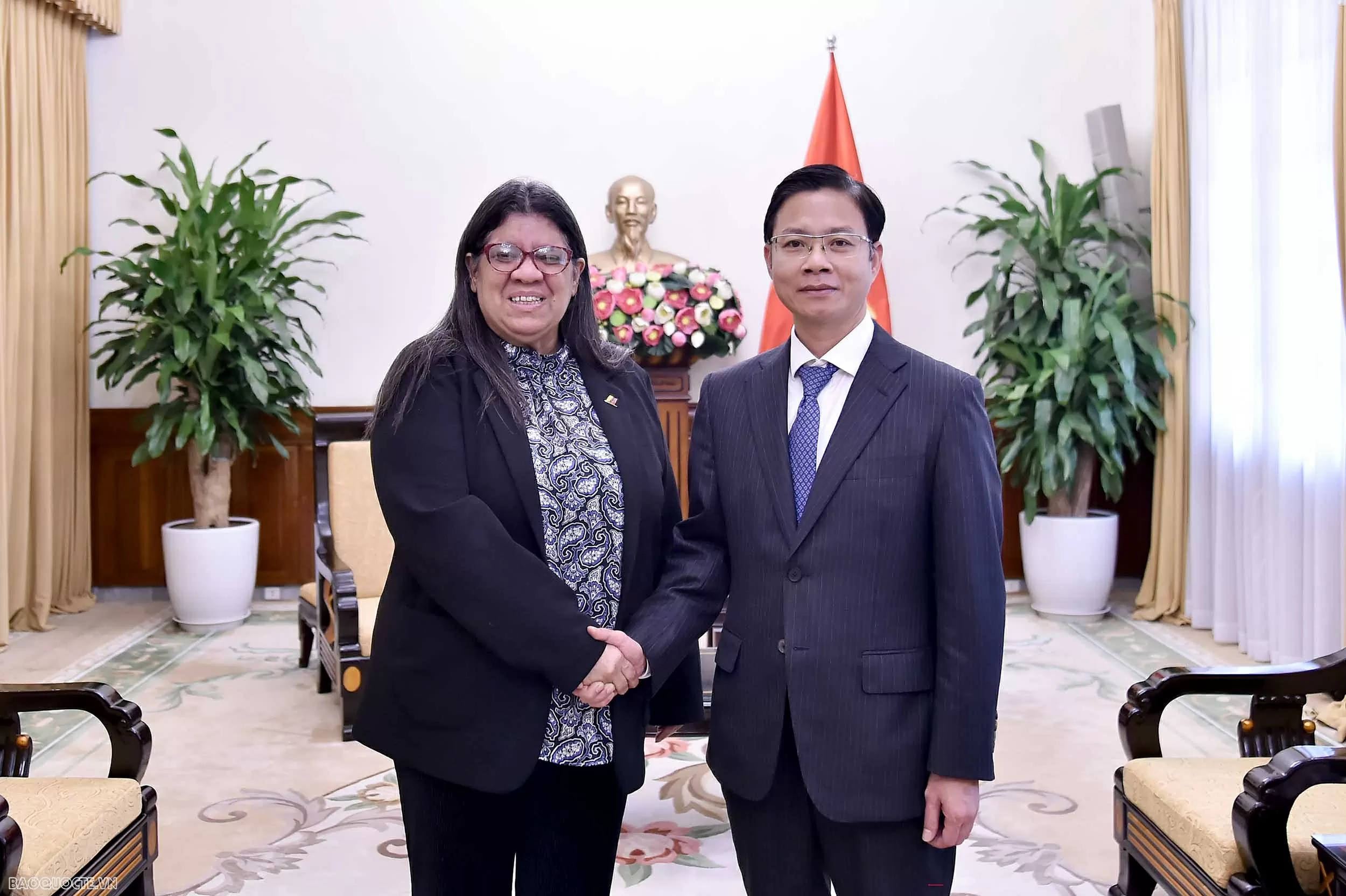 Thứ trưởng Ngoại giao Ngô Lê Văn tiếp Thứ trưởng Ngoại giao Venezuela