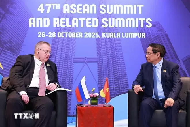 Hội nghị cấp cao ASEAN lần thứ 47: Thủ tướng Phạm Minh Chínhgặp Thủ tướng Australia và Phó Thủ tướng Nga